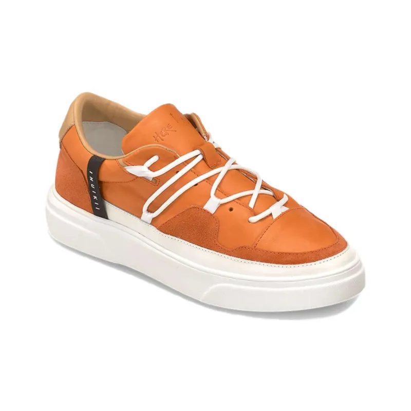 Inuikii Low-Top Skateboard Shoes Men's Orange-2