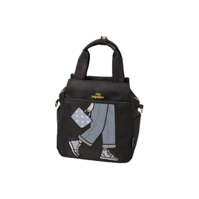 MISZAPATOS Nylon Shoulder Bags Handbags Regular Women's Black Navy Blue Burgundy Pink Gray Sky Blue-0