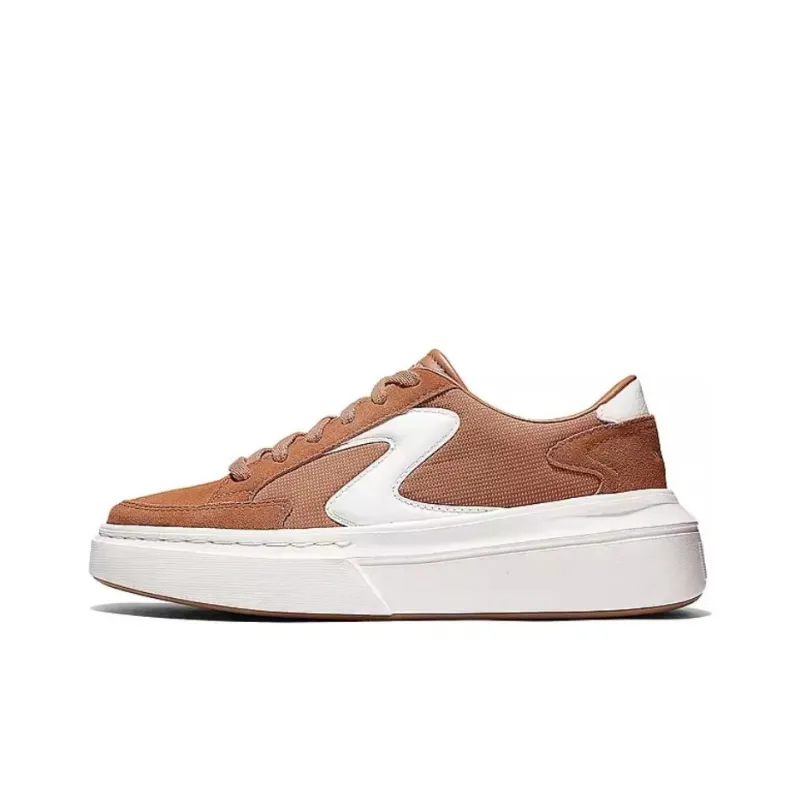 Skechers Court Classics Breathable Support Low Top Skateboard Shoes Women's Umber-0