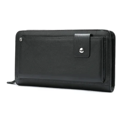 DOSRFINI Genuine Leather Clutch Men's Black/Coffee/Oil Coffee