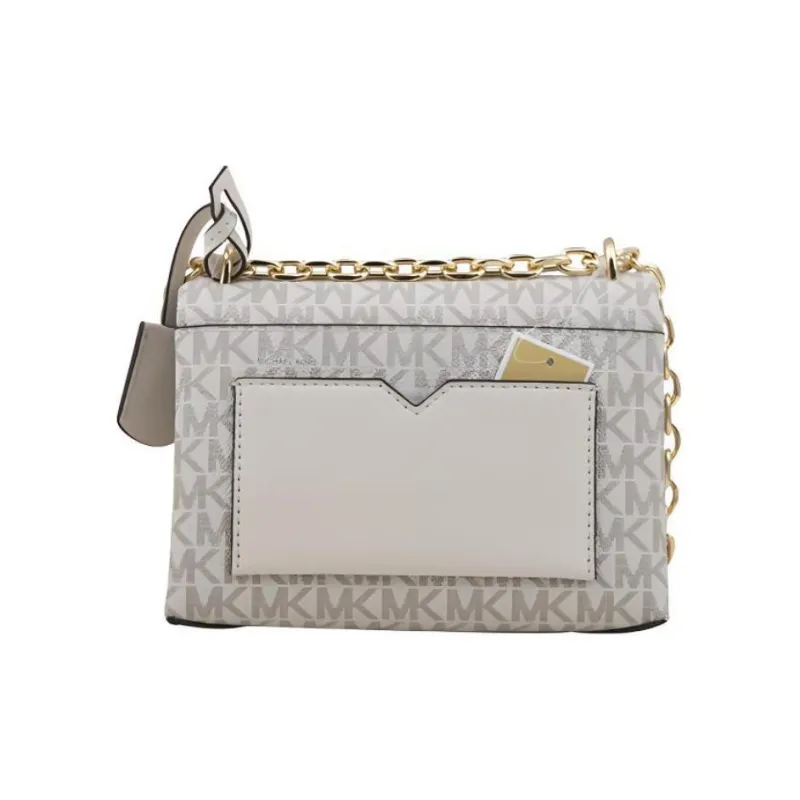 MICHAEL KORS PVC Small Square Bag Envelope Bag Shoulder Bag Crossbody Bag Regular Women's White-3