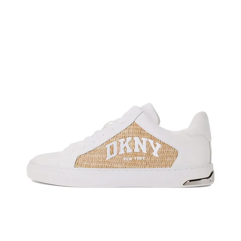 DKNY ABENI Low-Top Skateboard Shoes Women's White-0