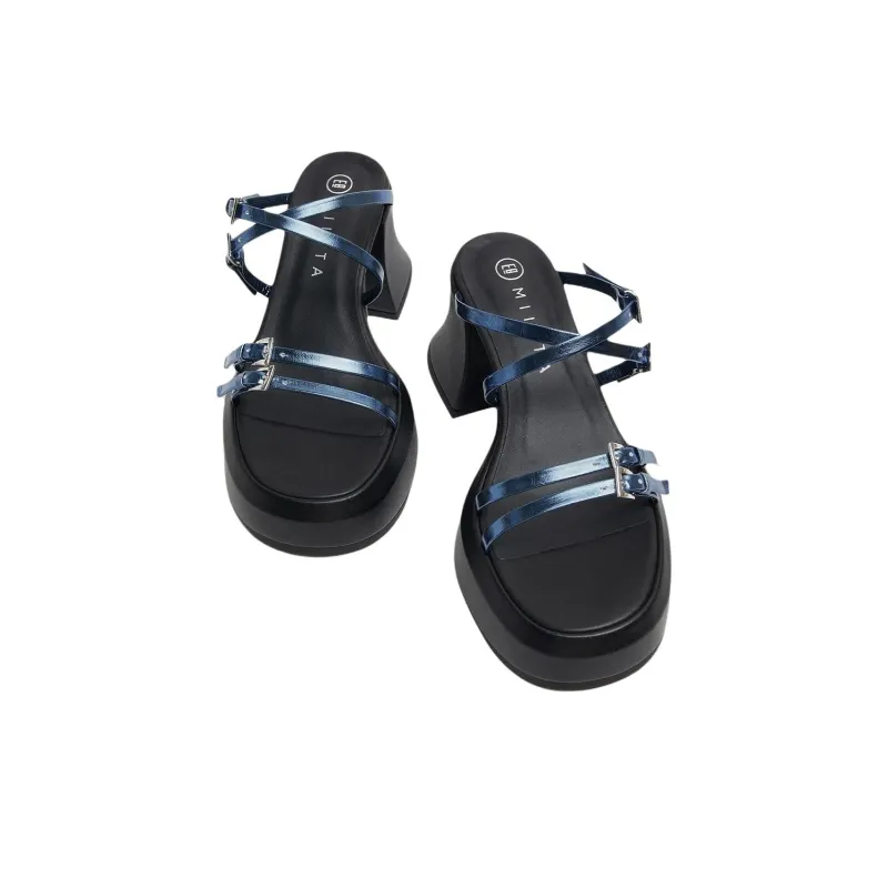 MIISTA Slide Slippers Women's Blue-2