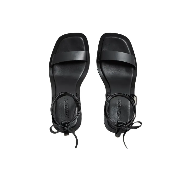 A.EMERY Strap Sandals 8.5cm Women's Black-3