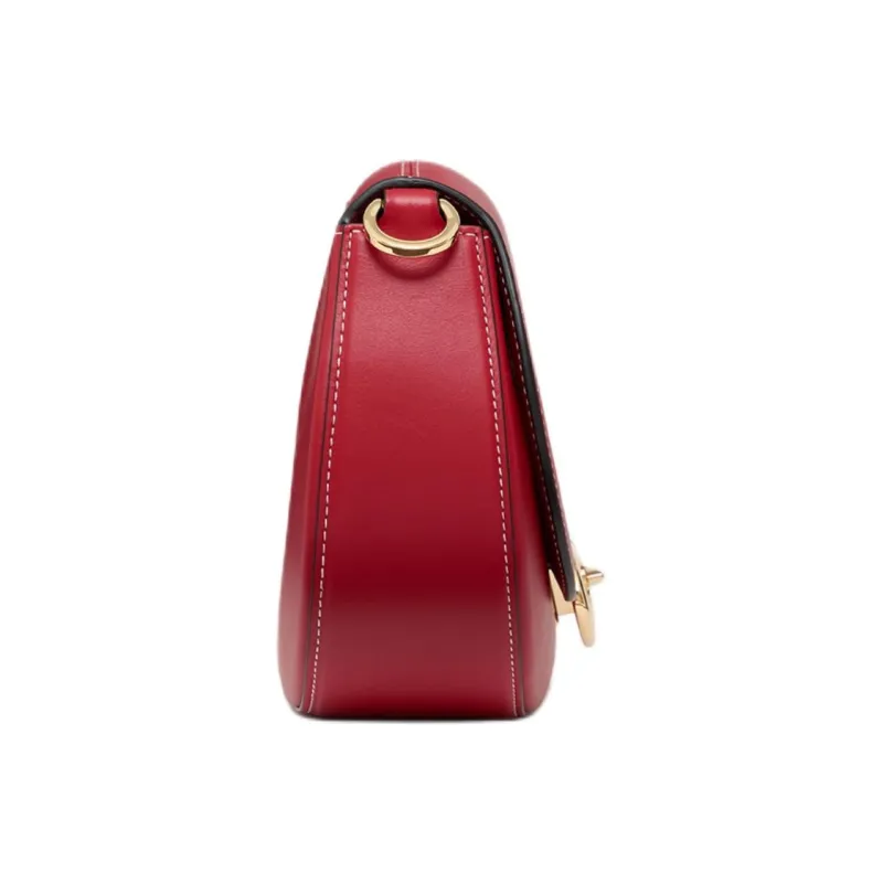 Valentino Calfskin Crossbody Bag Shoulder Bag Women's Red-2