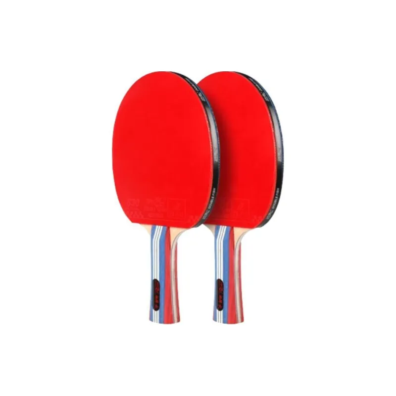 DOUBLEFISH Ping Pong Paddles Unisex Pure Wood Black Red-7