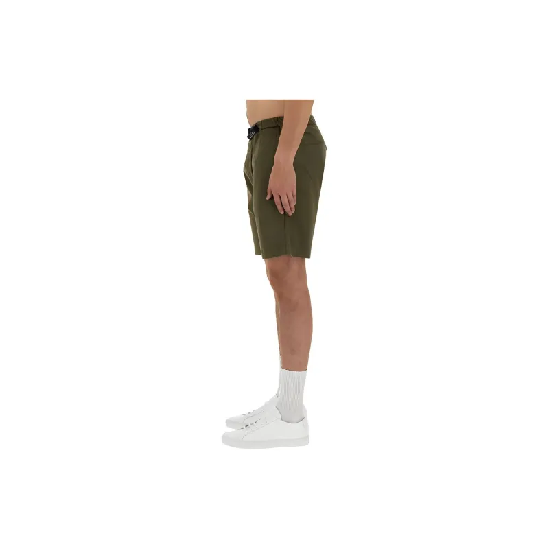 WOOLRICH Belted Waist Bermuda Shorts-2