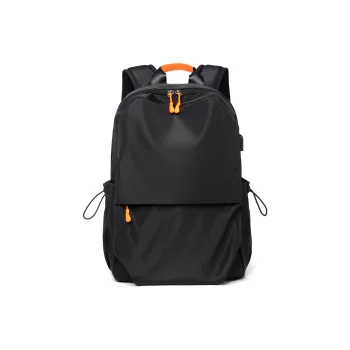 Venerable Brahma Durable Fabric Backpack Regular Men's Black/Gray