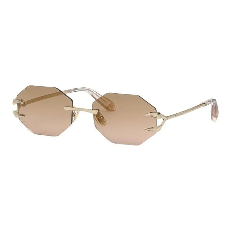 Roberto Cavalli Geometric-frame Metallic Sunglasses-0
