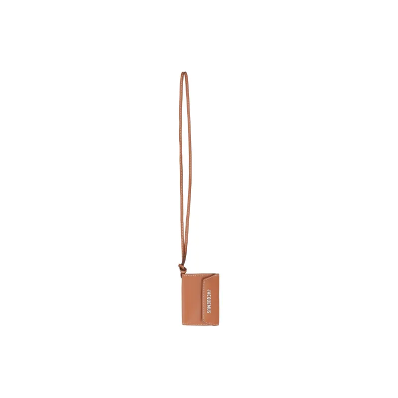 Jacquemus Cow Leather Wallet Men's Light Brown-1