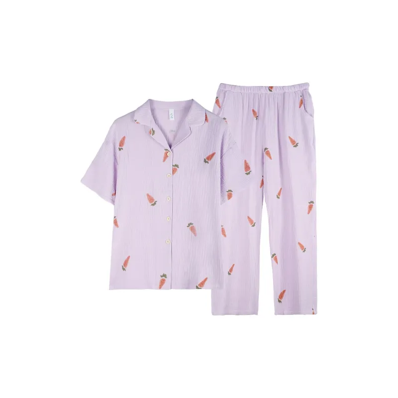 Xuan Liang Pajama Set Women's Monet Purple-0