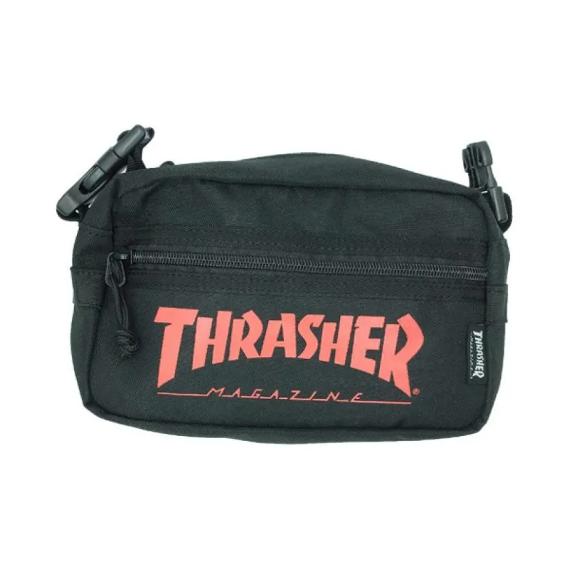 Thrasher Polyester Fanny Pack Regular Unisex Black Red-1