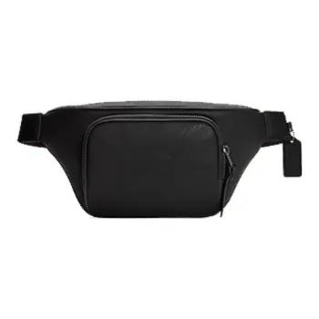 COACH Thompson Cow Leather Sling Bag Medium Size Men's Black