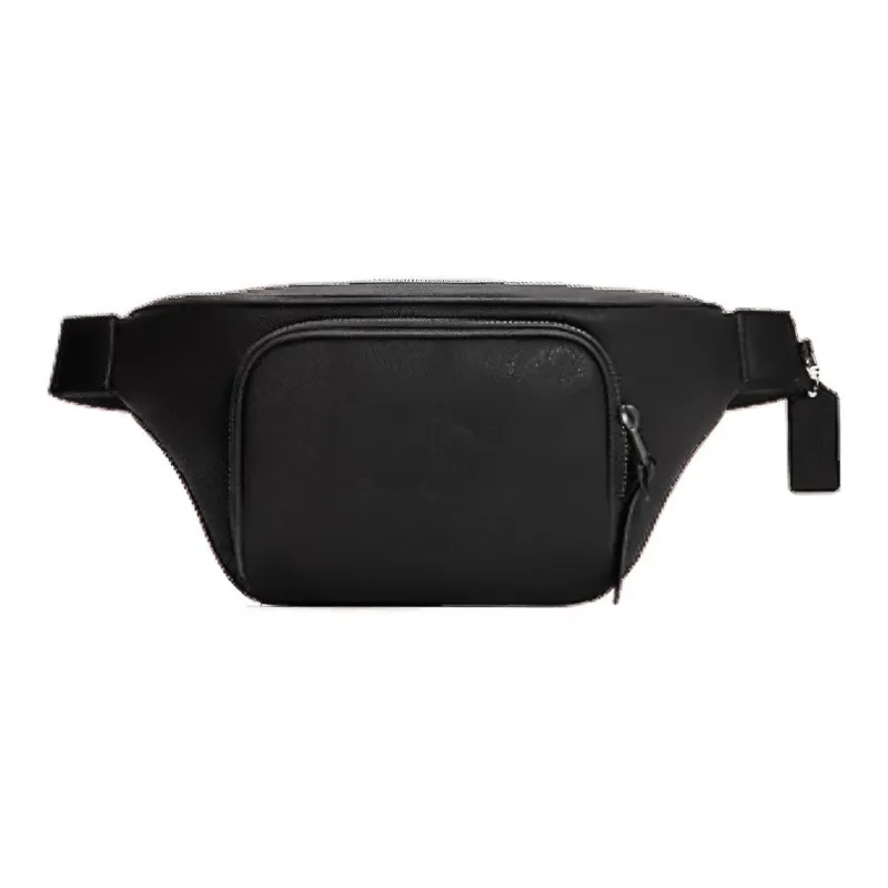 COACH Thompson Cow Leather Sling Bag Medium Size Men's Black-0