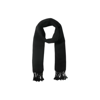 FANSIZHE Knit Scarves Unisex Black
