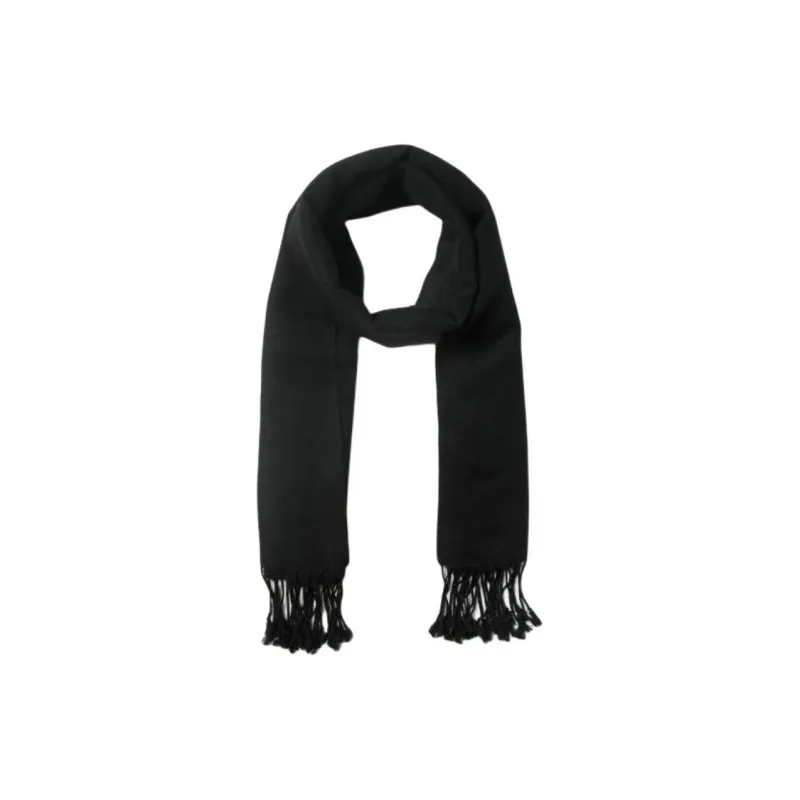 FANSIZHE Knit Scarves Unisex Black-0