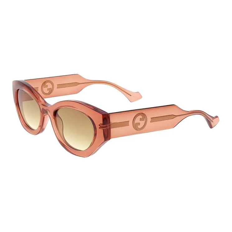 GUCCI Interlocking G logo Oval frame Sunglasses-0