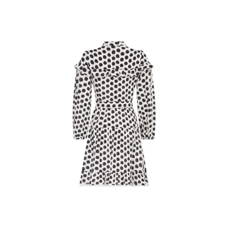 DVF Diane Von Furstenberg Long-Sleeved Dresses Women's Black-1