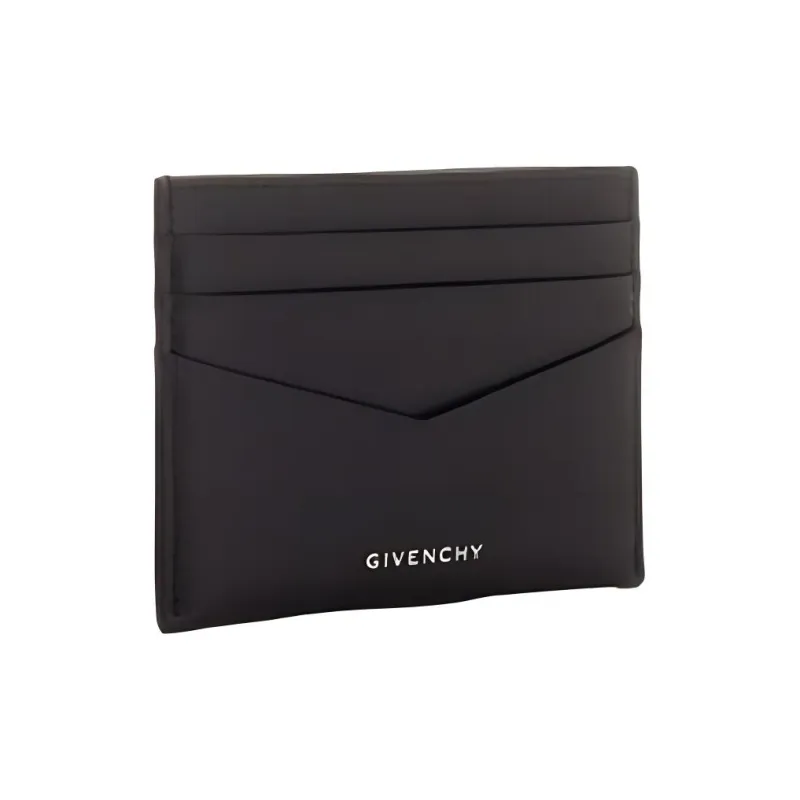 Givenchy 4G Calfskin Card Holder Men's Black-1
