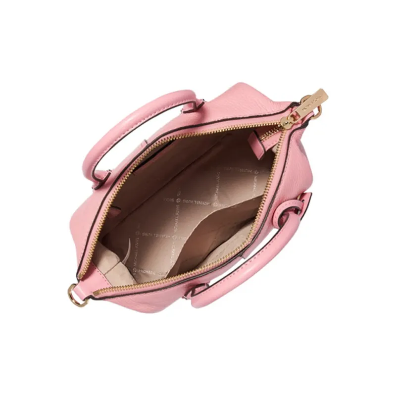 MICHAEL KORS Cow Leather With Artificial Leather Crossbody One Shoulder Dumpling Bag Handbag Medium Size Women's Pink-2