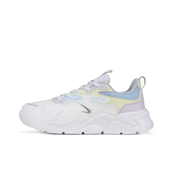 QIAODAN Cushioning Anti-Slip And Wear-Resistant Low-Top Running Shoes Women's Jordan White