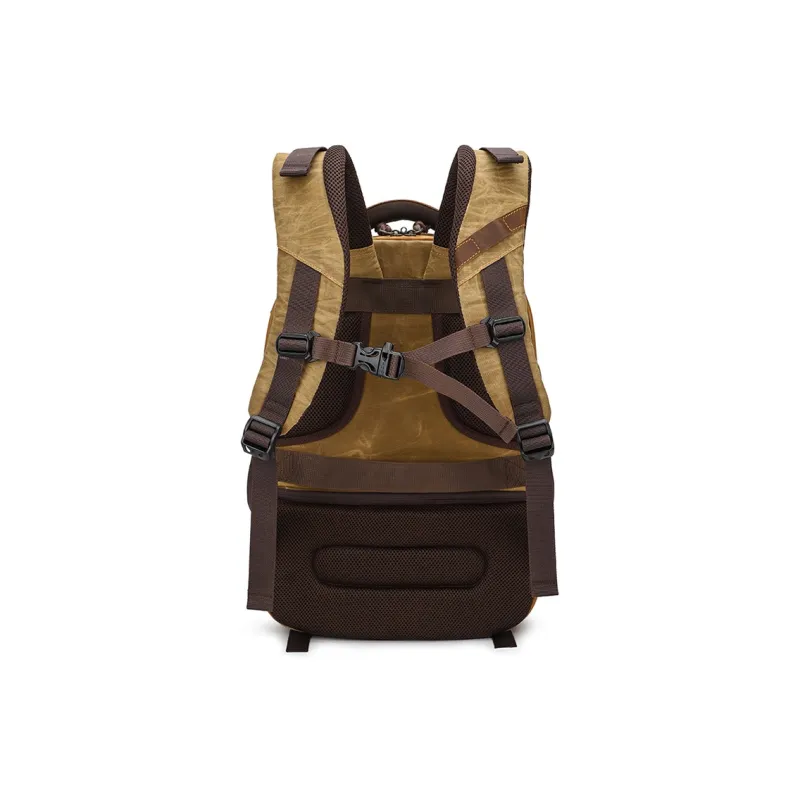 TTaG．baG Batik Canvas Backpack Unisex-3