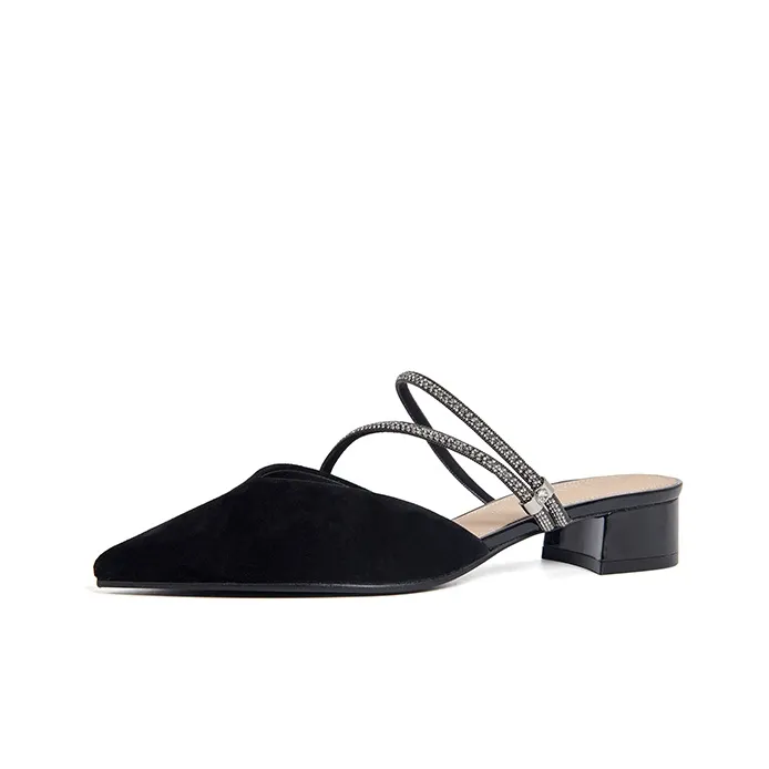 PT'SON Rubber Sole Quiet Slip Resistant Wrap toe Slippers Women's-18