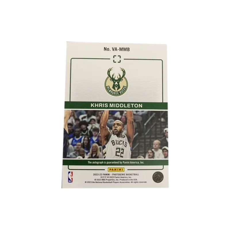 PANINI Middleton 2022 23 Photo Bucks Signature Basketball Card Product Access Sports Cards 1 Pc-1