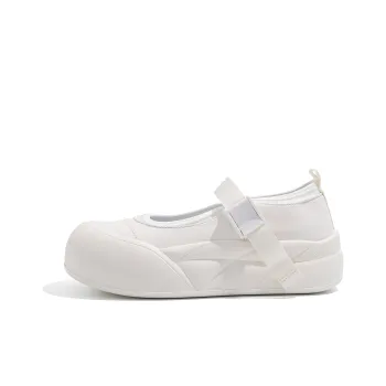 HUANQIU Platform Mary Jane Shoes Women's Beige