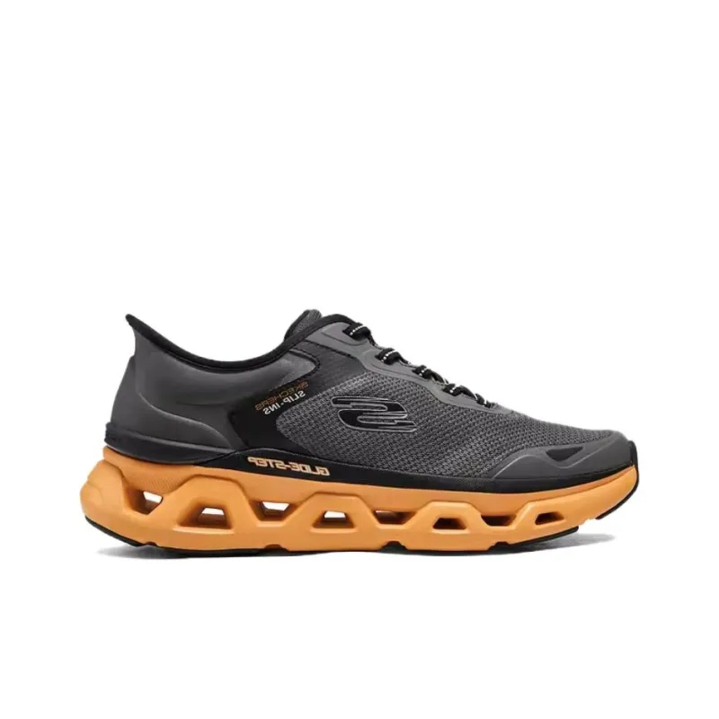 Skechers Sport Cushioned Slip Resistant Low Top Casual Running Shoes Men's Charcoal Gray-1