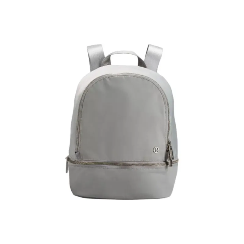 Lululemon Nylon Backpack Mini Unisex Silver Drop-0