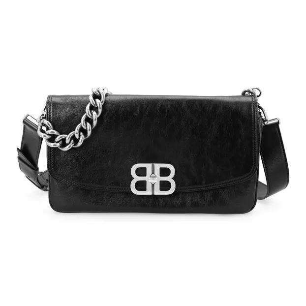 Balenciaga Flap Bb Soft Medium Shoulder Bag-1