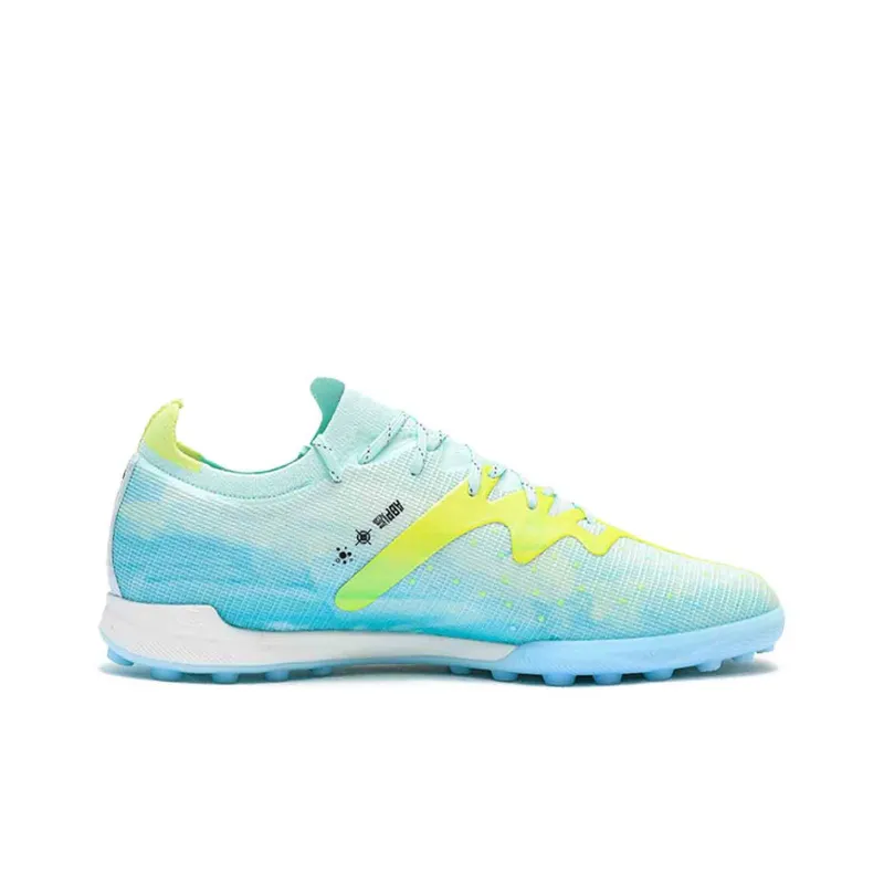 KELME Speed Electric 3.0 TF Rubber Broken Studs Anti Slip Wear Resistant Soccer Shoes Men's Light Aqua Green-1