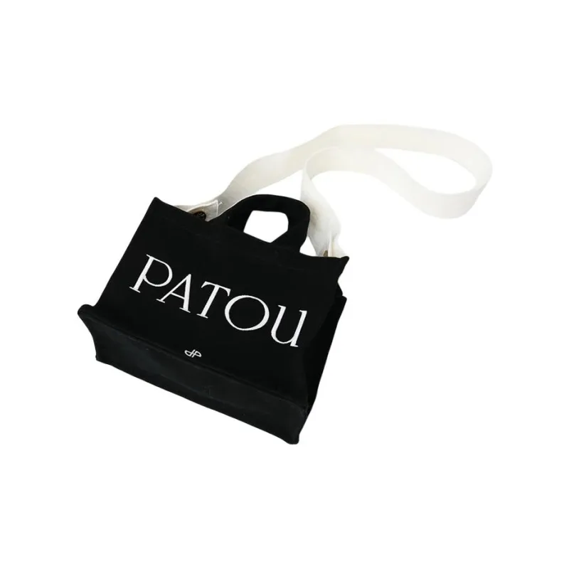 Patou Logo Printed Small Top Handle Bag-2