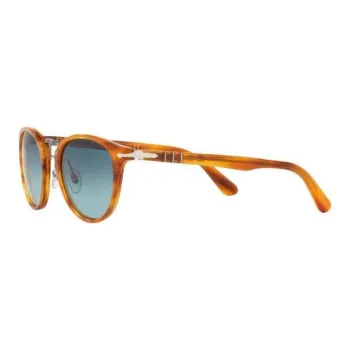 PERSOL Calligrapher Round Frame Sunglasses