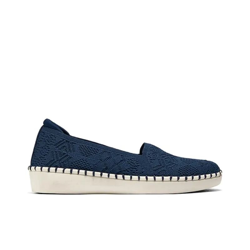 Skechers ACTIVE Anti Slip Wear Resistant Low Top Casual Shoes Women's Navy-1
