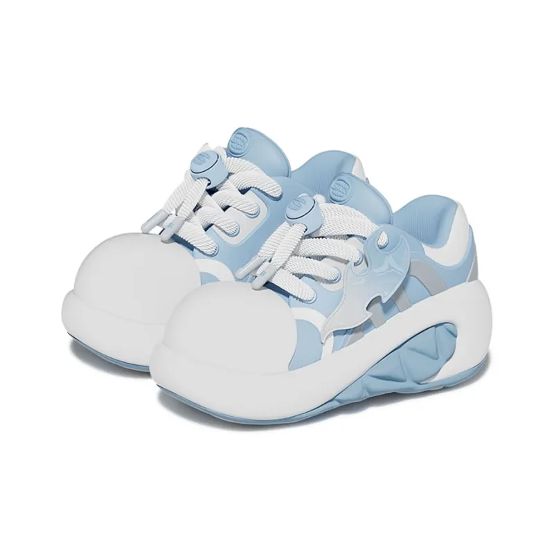 CHIKOKU Cushioning Anti Slip Wear Resistant Waterproof Breathable Coverage Support Low Top Chunky Sneakers Women's Blue-2