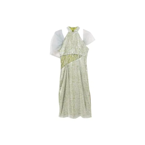 MKBY Sleeveless Dresses Women's Mist Green