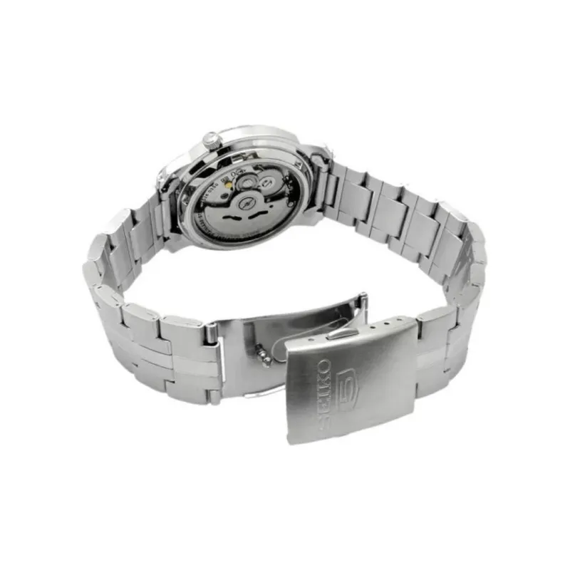 SEIKO Automatic Mechanical Movement Stainless Steel Strap Japanese / Korean Watches Men's Watches Black Dial-2