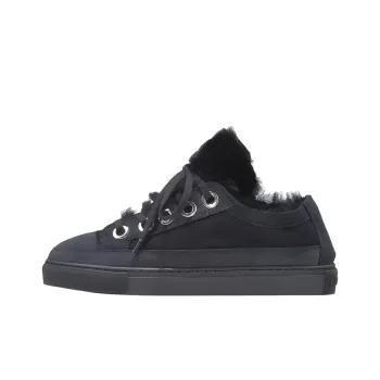 Inuikii Low-Top Skateboard Shoes Women's Black