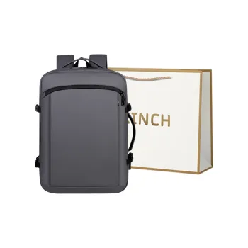 BRINCH Membrana Dermalis Laptop Bag Carry-on Backpack Regular Men's Gray/Black