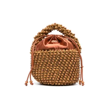 CULT GAIA Wooden Handbag Mini Women's Brown