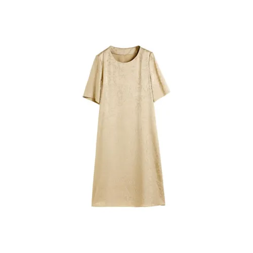 Hang Yi Court Short-Sleeved Dresses Women's