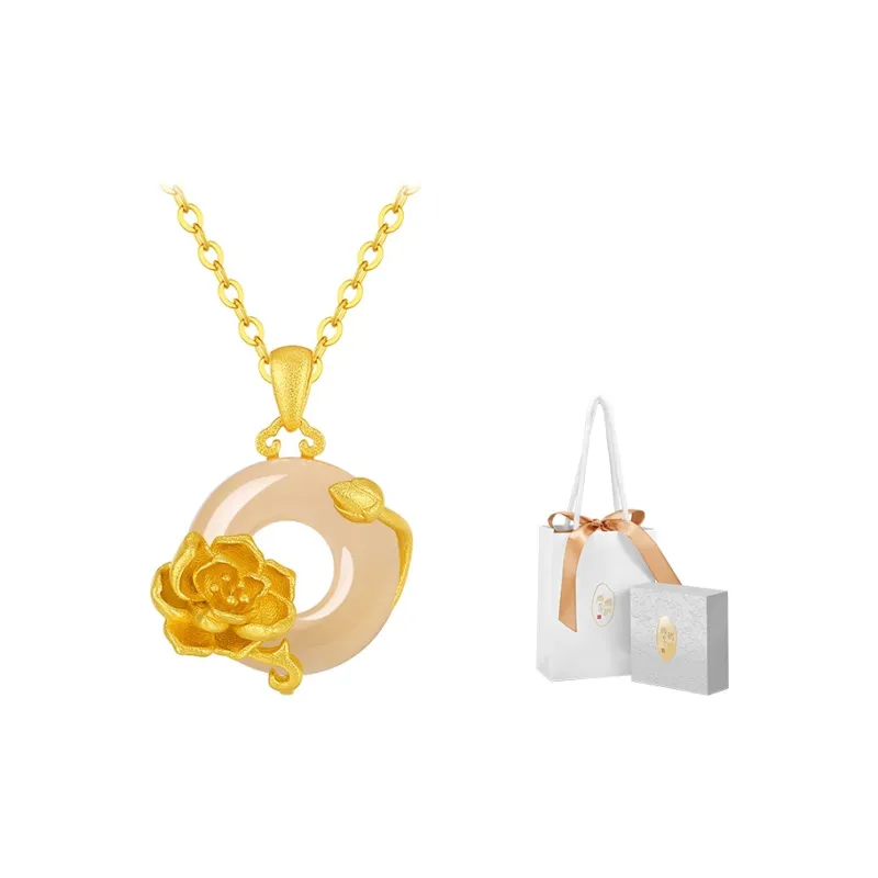 MAMADESHOUHU Chalcedony Jade Necklaces Women's-35