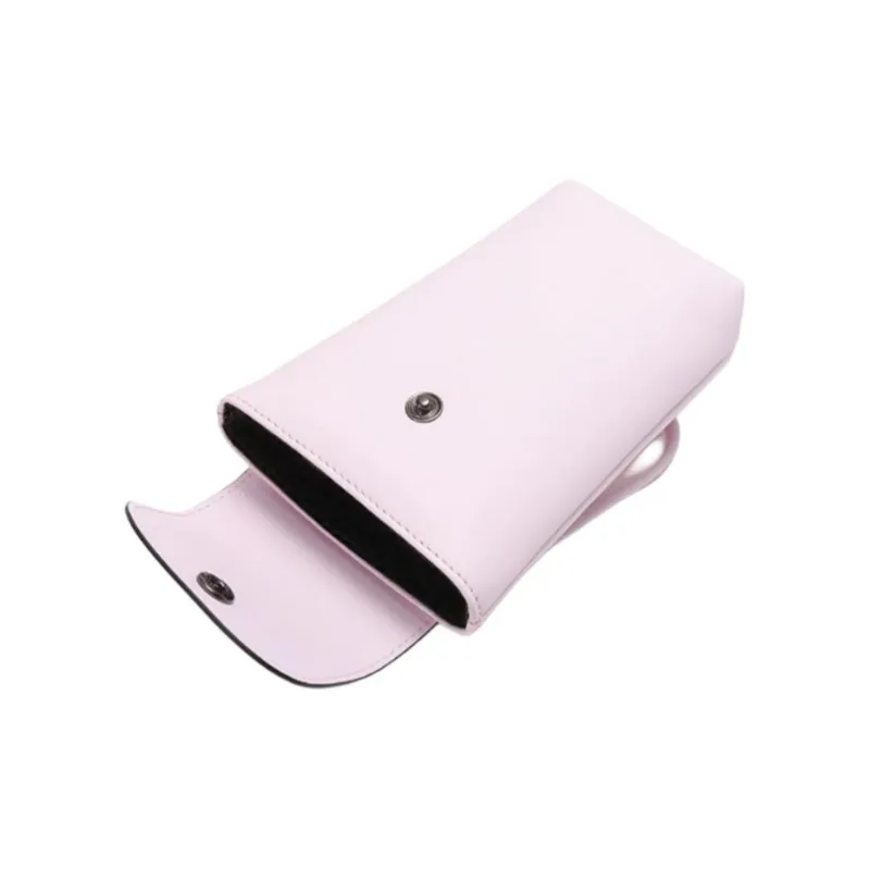 LONGCHAMP Le Pliage Xtra Large Cow Leather One Shoulder Crossbody Cell Phone Pouch Women's Light Pink-4