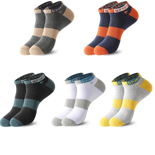 SEPTWOLVES Ankle Socks Men's 5 Pack Gift Box Set
