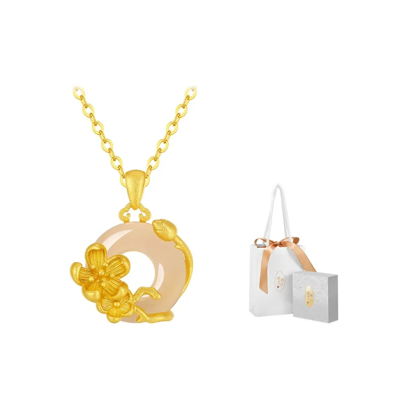 MAMADESHOUHU Chalcedony Jade Necklaces Women's-2