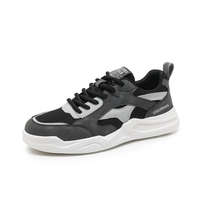 GISONRIKE Anti-Slip Wear-Resistant Low-Top Skateboard Shoes Men's-13