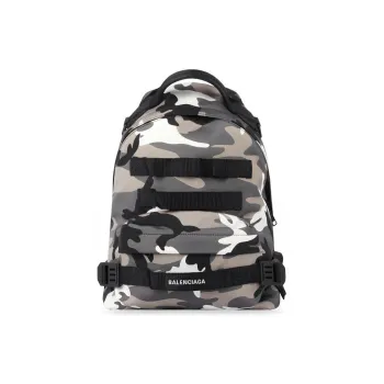 Balenciaga Army Nylon Backpack Small Size Men's Black