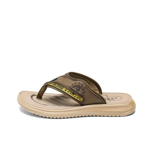 G.N.SHIJIA Stitching Abrasion Resistant Flip Flops Men's